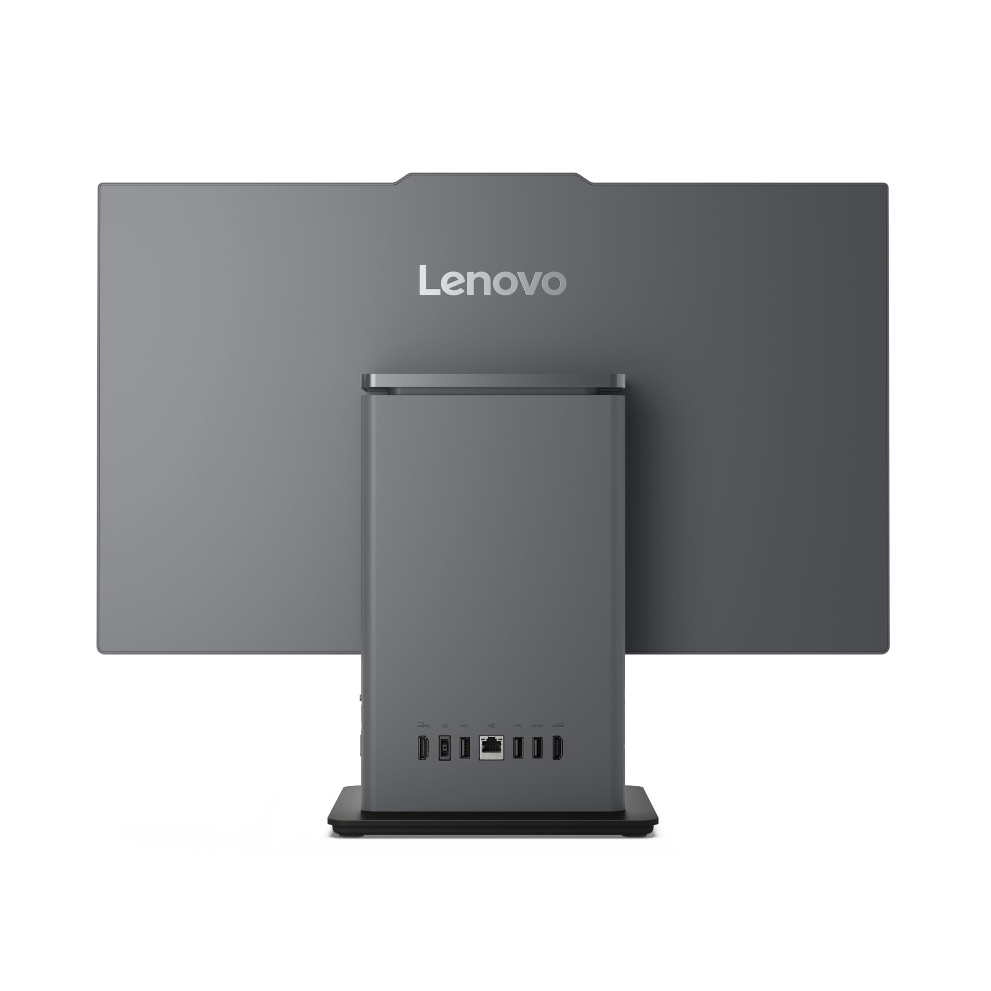 Lenovo ThinkCentre Neo 50a 24 All-in-One visto da dietro, con logo Lenovo e ampia connettività. Perfetto per ambienti di lavoro moderni. Lenovo ThinkCentre Neo 50a 24 All-in-One visto da dietro, con logo Lenovo e ampia connettività. Perfetto per ambienti di lavoro moderni.